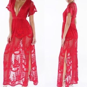 Butterfly Maxi Dress